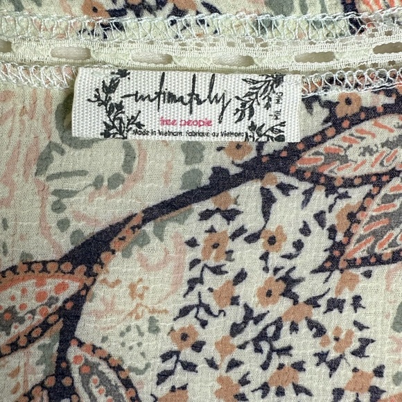 Free People Multicolor Floral Maxi kimono greenlands size M/L - Picture 13 of 14